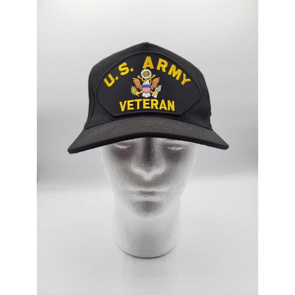 U.S.‎ Army Veteran Eagle Crest Hat Snapback Cap Made in USA